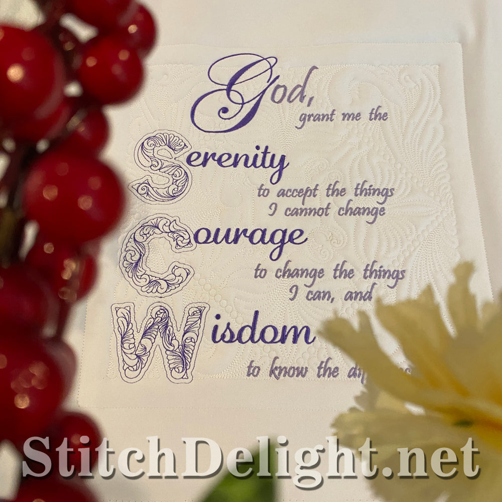 SDS3142 Serenity Quote