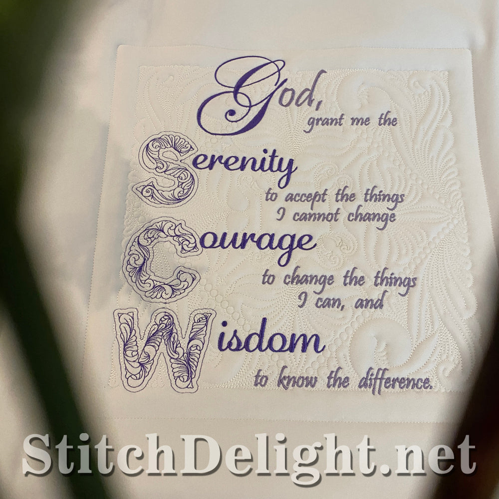 SDS3142 Serenity Quote