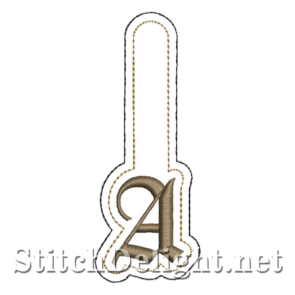 SDS3154 Elegant Key Fob Font A