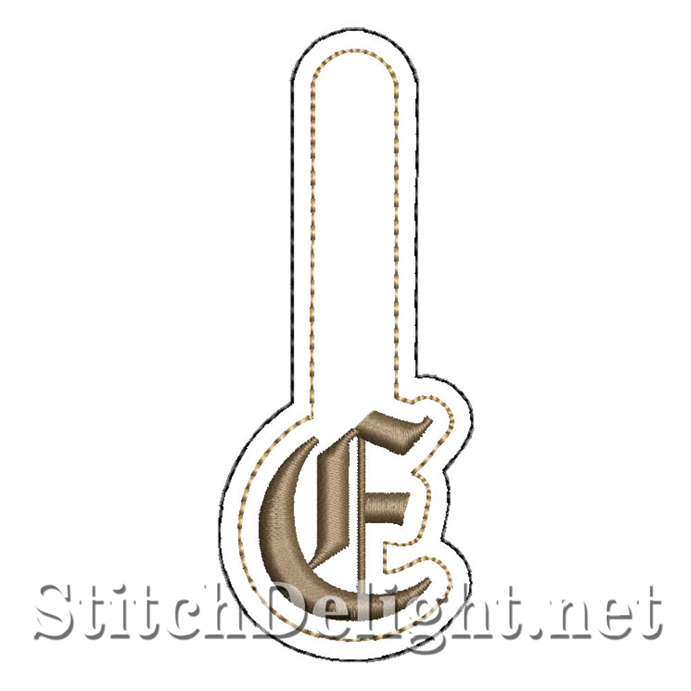 SDS3154 Elegant Key Fob Font E