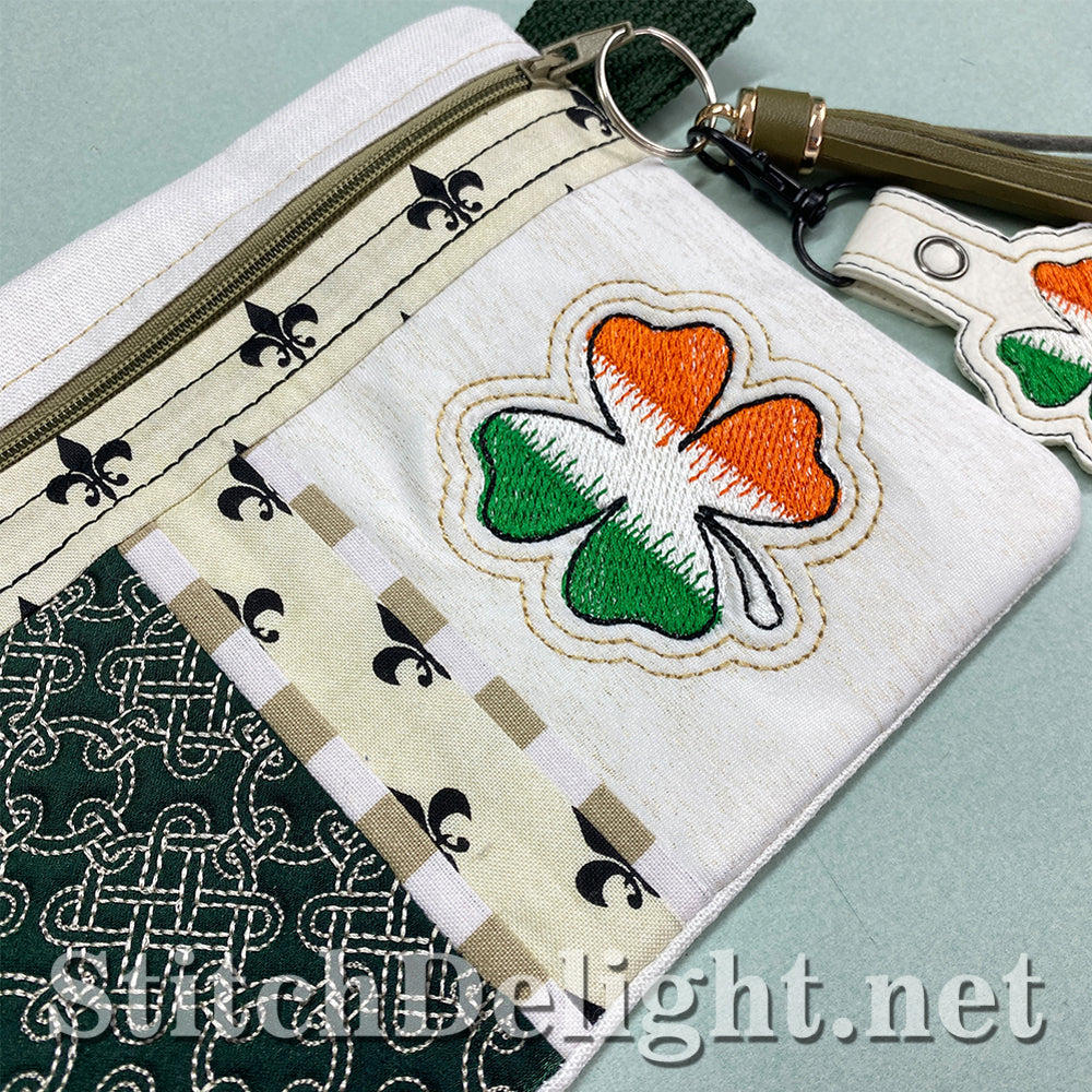 SDS3163 ITH Irish Zipper Bag