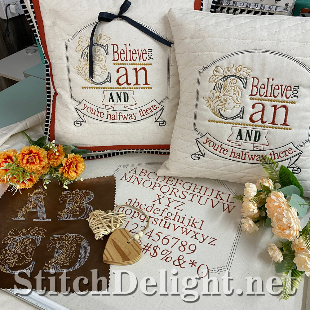 SDS3173 Acanthus Stem Font