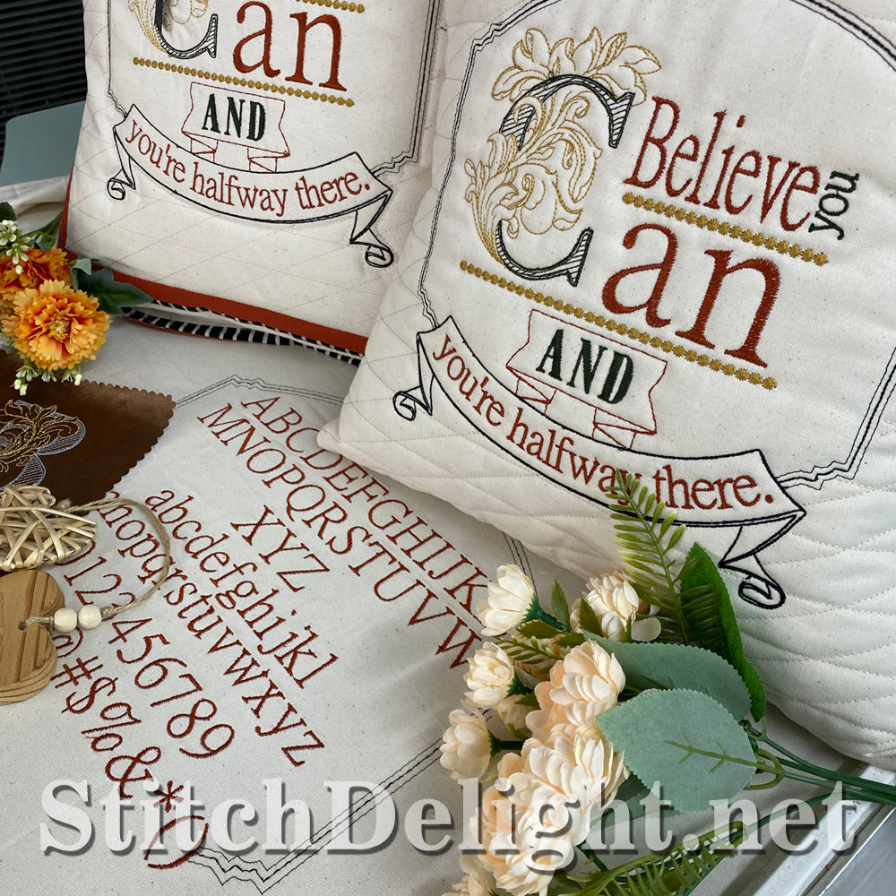 SDS3173 Acanthus Stem Font