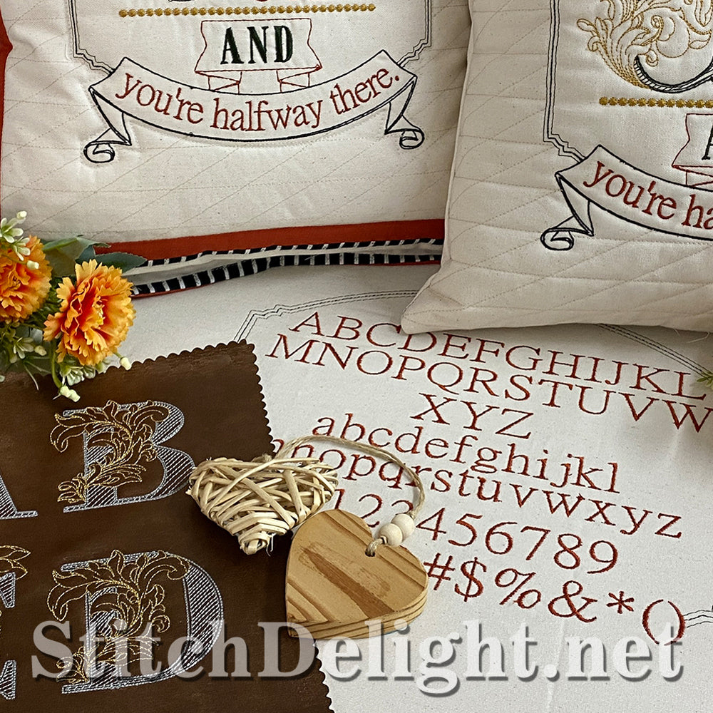 SDS3173 Acanthus Stem Font