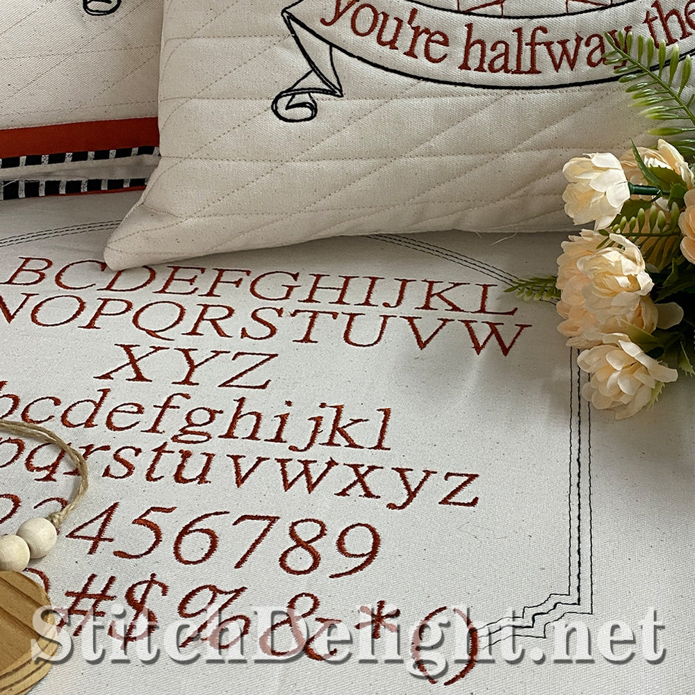 SDS3173 Acanthus Stem Font