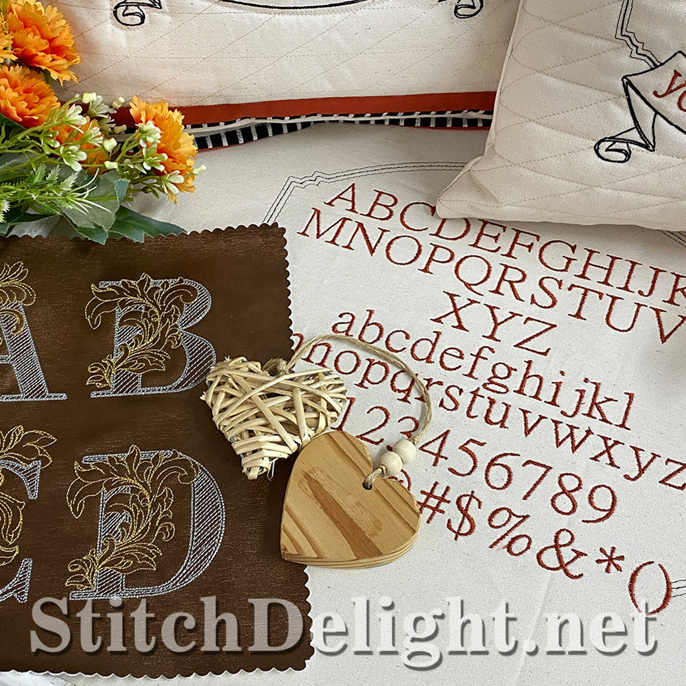 SDS3173 Acanthus Stem Font