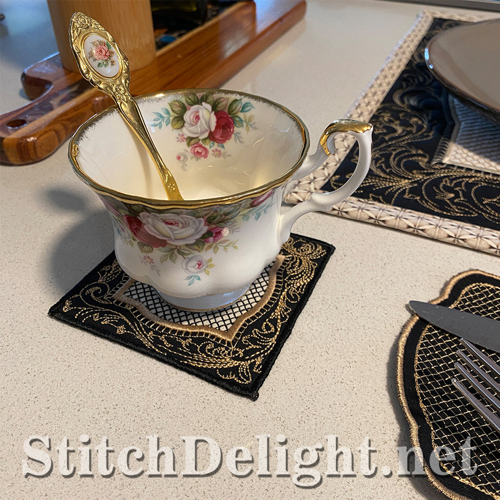 SDS3176 Acanthus Matching Coasters