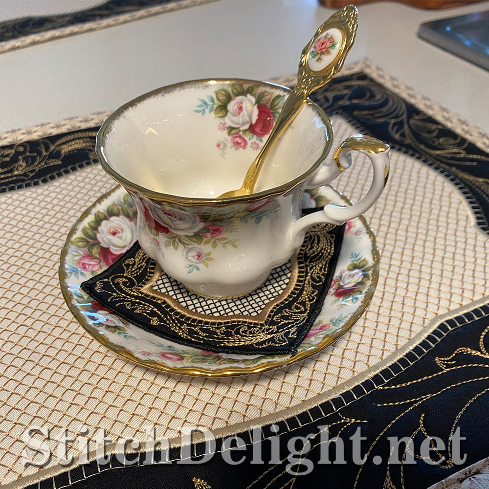 SDS3176 Acanthus Matching Coasters