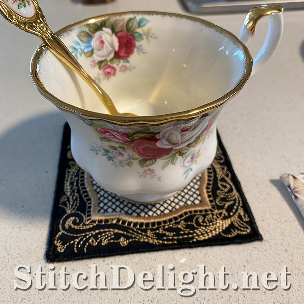 SDS3176 Acanthus Matching Coasters