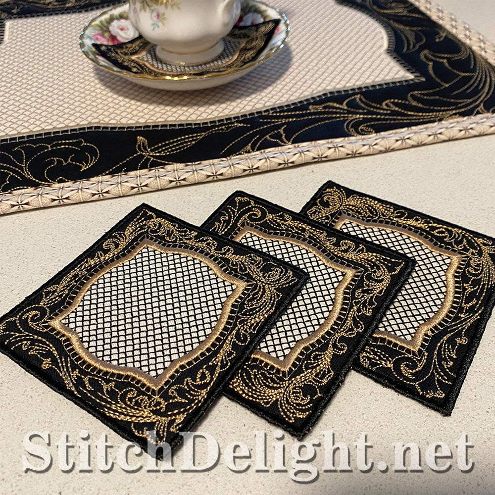 SDS3176 Acanthus Matching Coasters