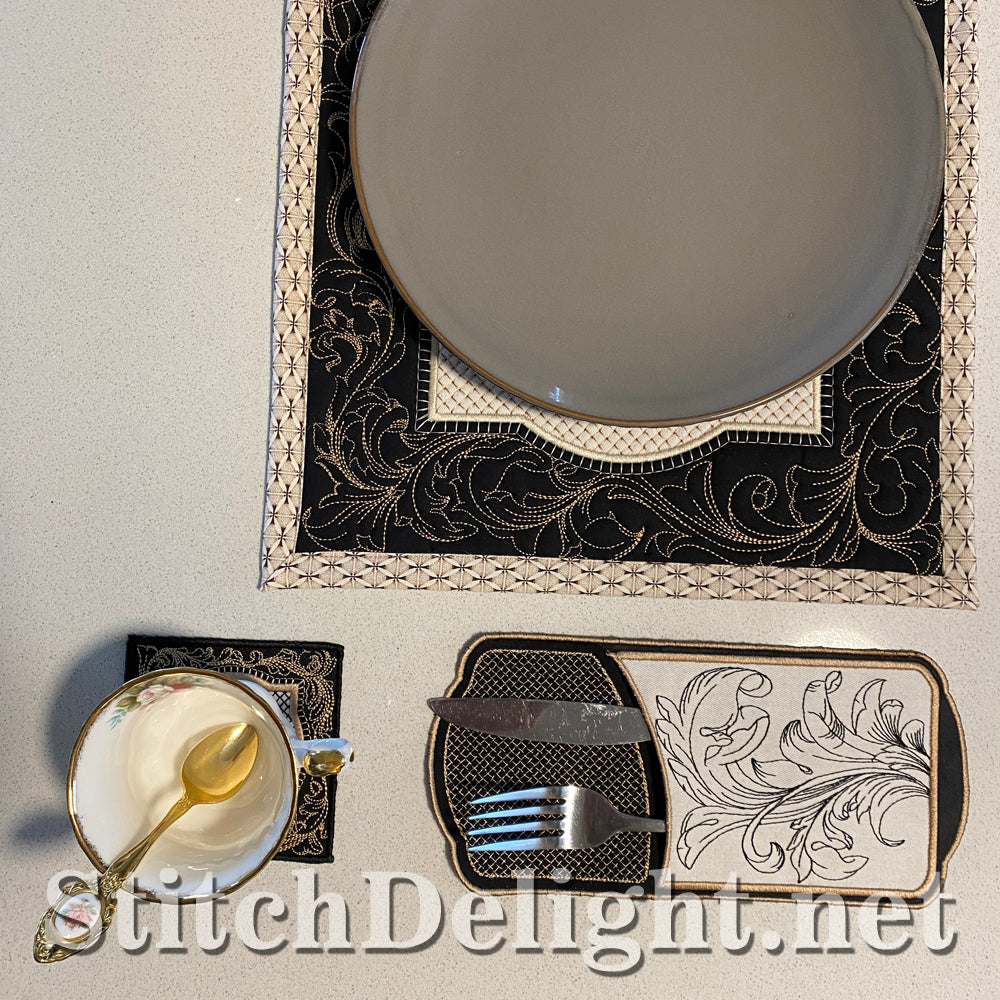 SDS3177 Acanthus Cutlery Holders