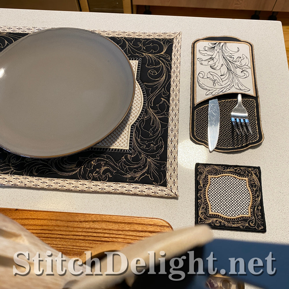 SDS3177 Acanthus Cutlery Holders