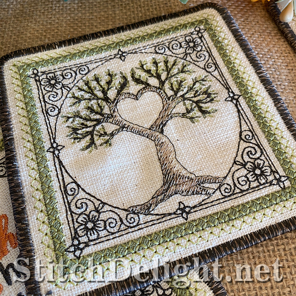 SDS3187 Family Tree Coasters