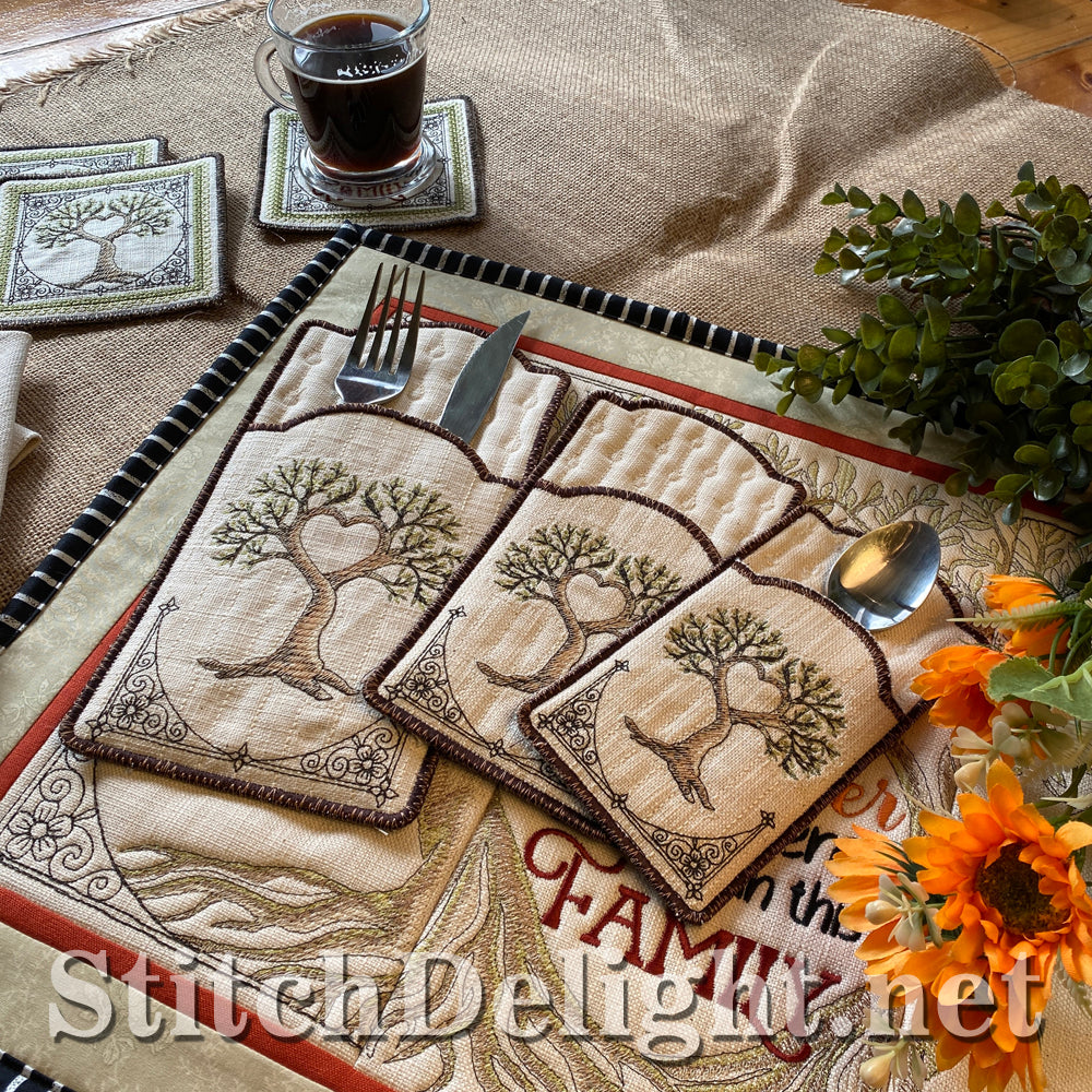 SDS3188 Family Tree Cutlery Holders