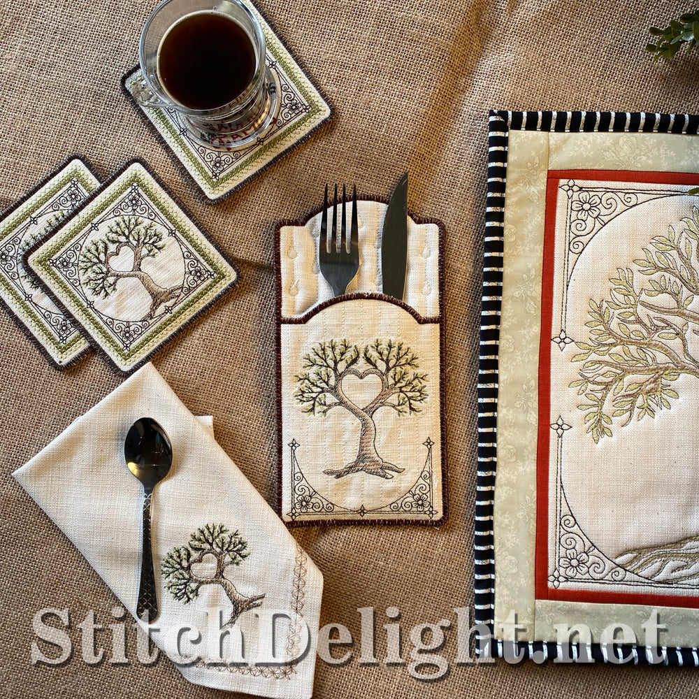 SDS3188 Family Tree Cutlery Holders