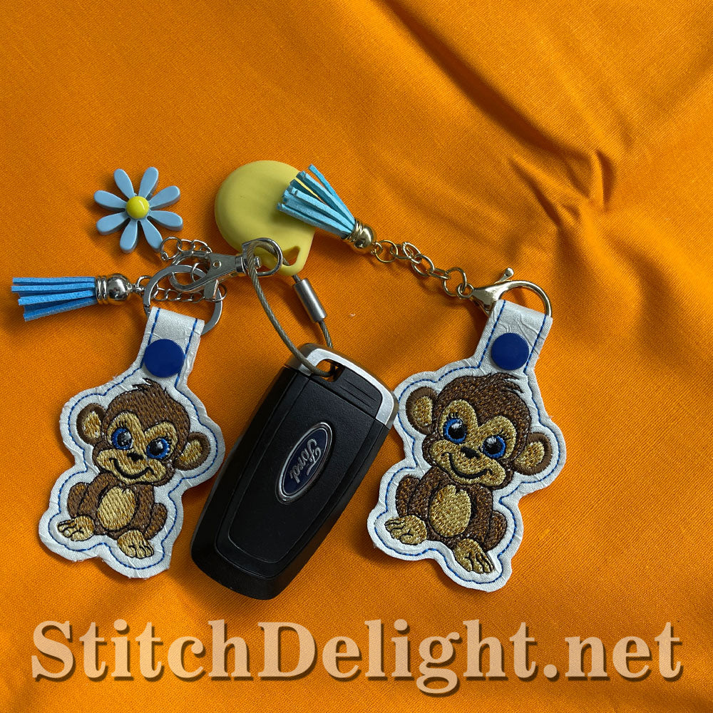 SDS3227 Nana Monkey Key Fob