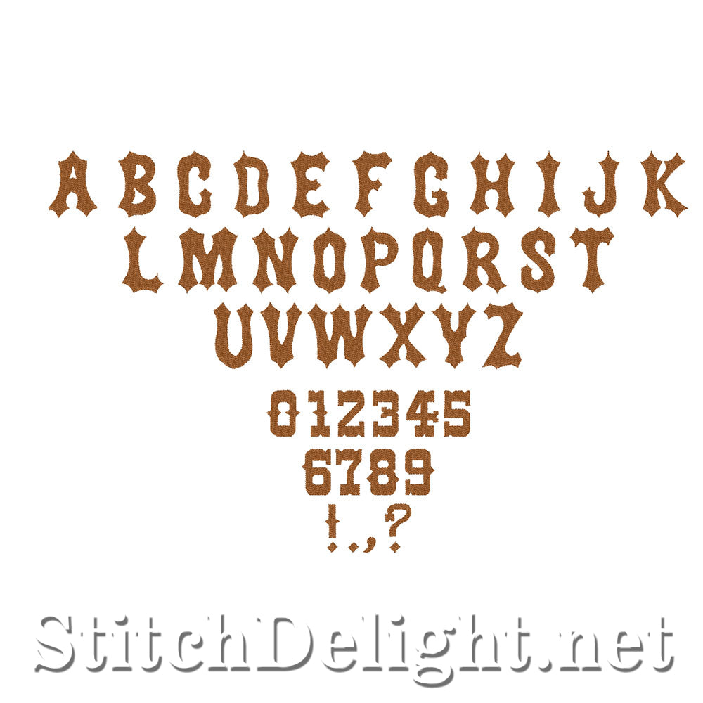 SDS3237 Wild West Font