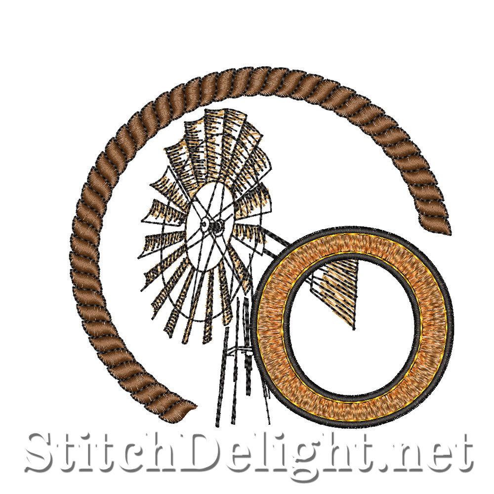 SDS3235 Western Font O