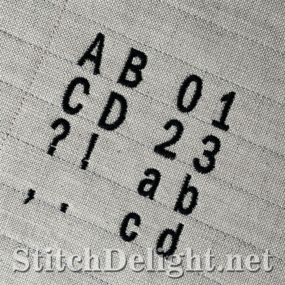 SDS3268 Block Font