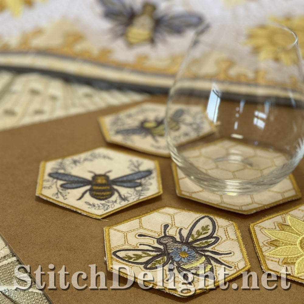 SDS3356 Bee Coasters