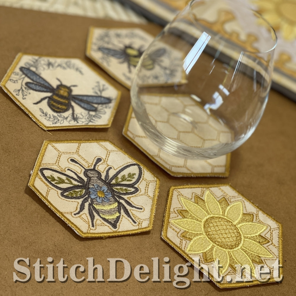 SDS3356 Bee Coasters