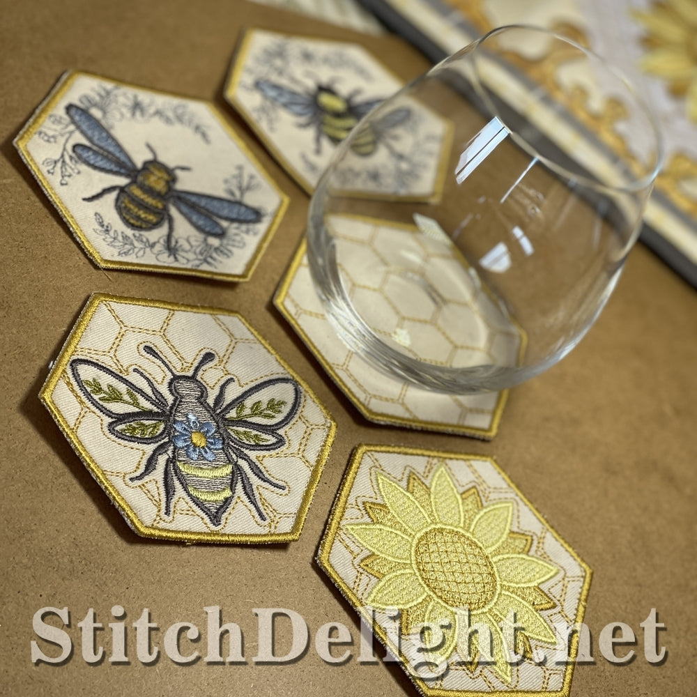 SDS3356 Bee Coasters