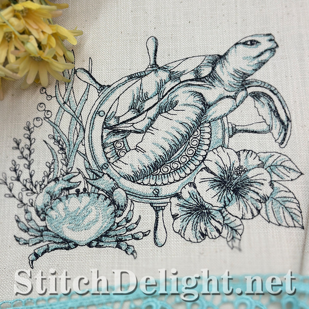 SDS3362 Nautical Charm Sea Turtle