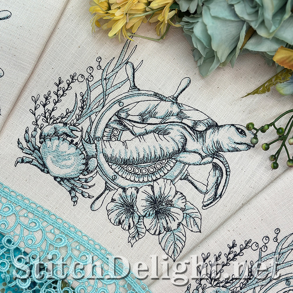 SDS3362 Nautical Charm Sea Turtle