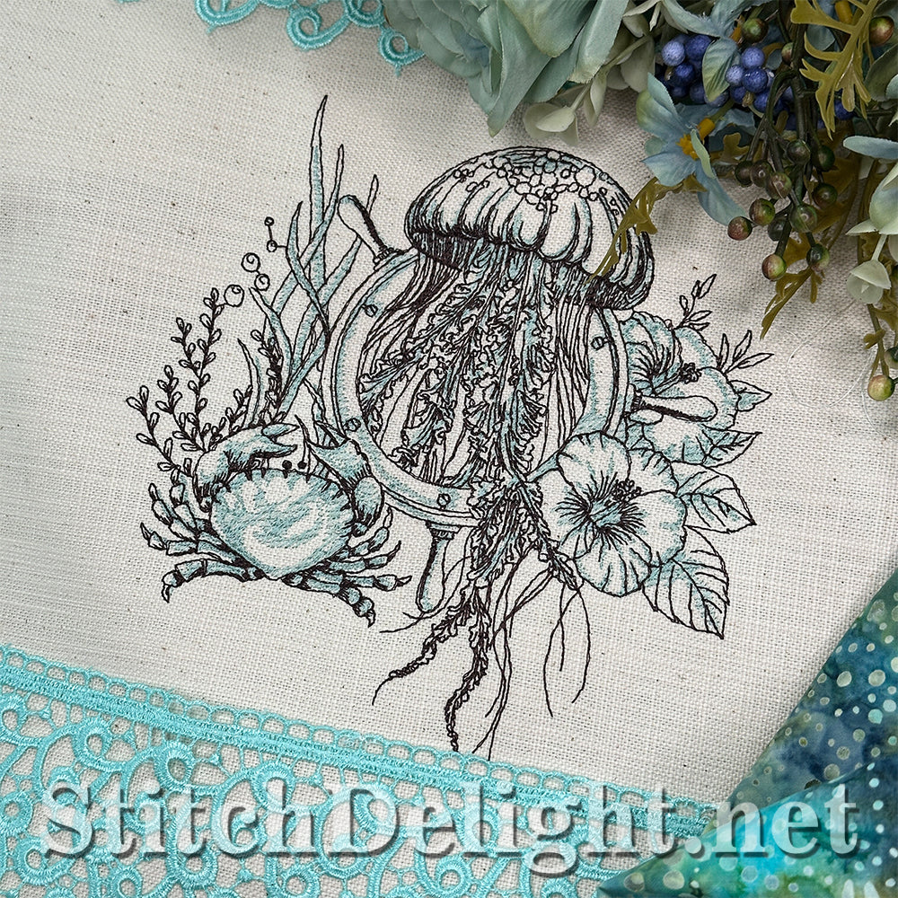 SDS3363 Nautical Charm Jelly Fish