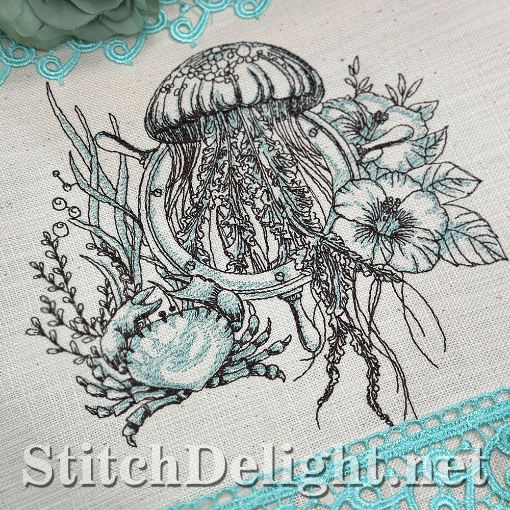 SDS3363 Nautical Charm Jelly Fish