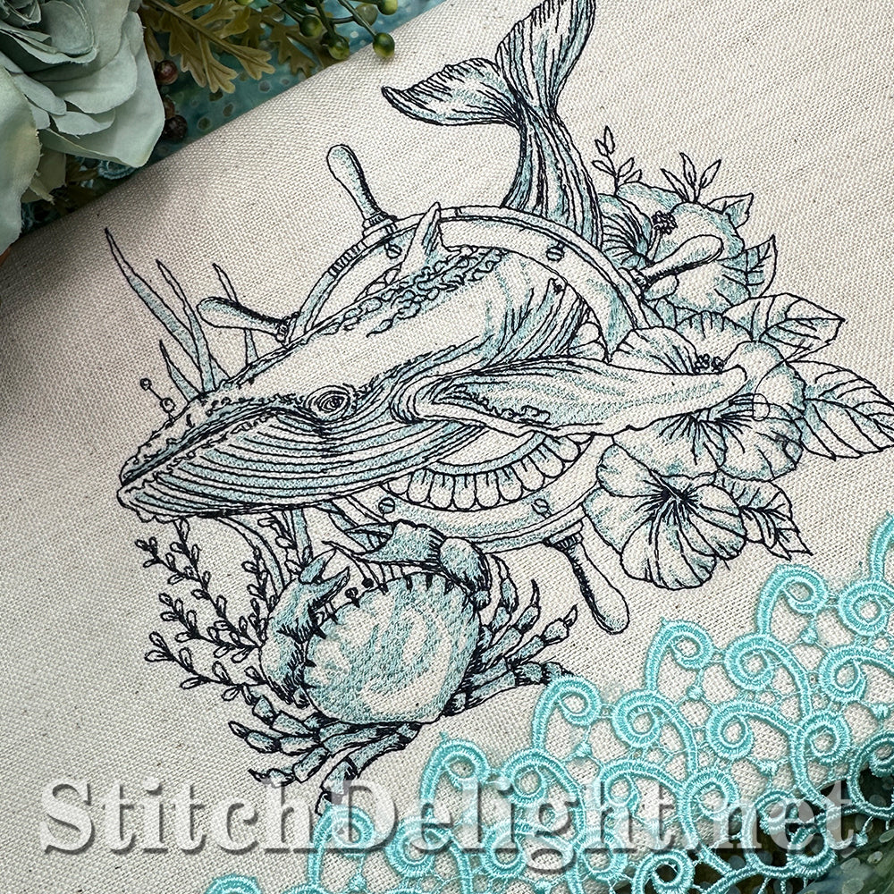 SDS3369 Nautical Charm Whale