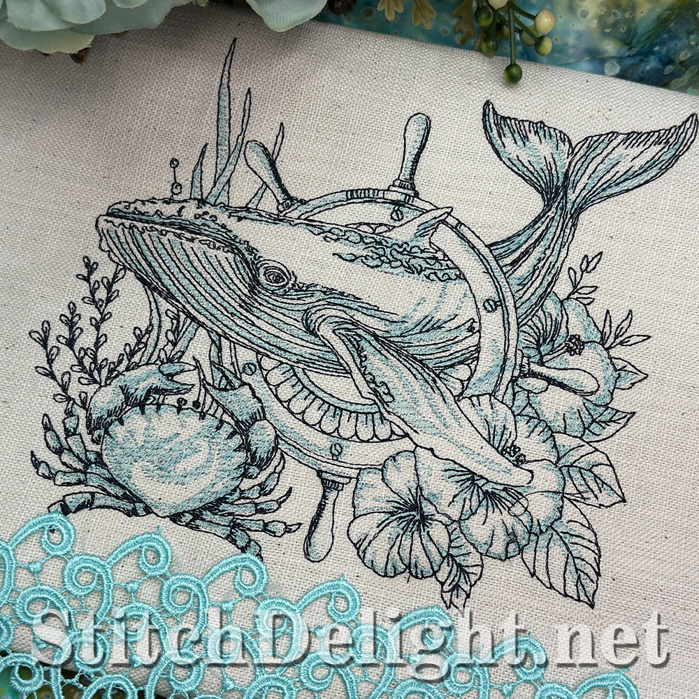 SDS3369 Nautical Charm Whale