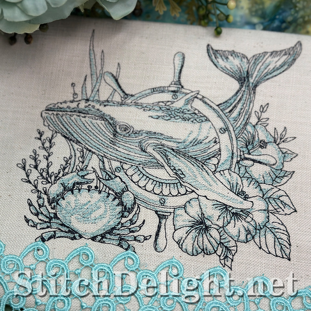 SDS3369 Nautical Charm Whale