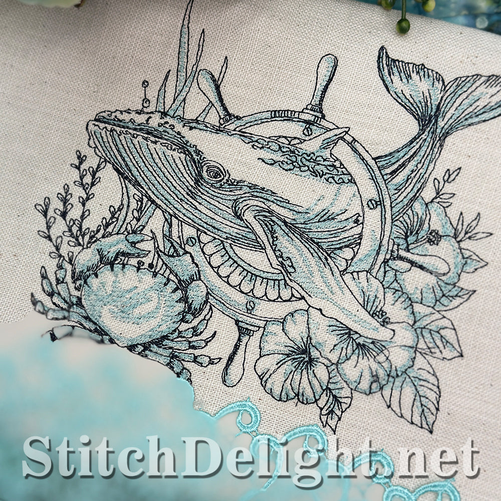 SDS3369 Nautical Charm Whale