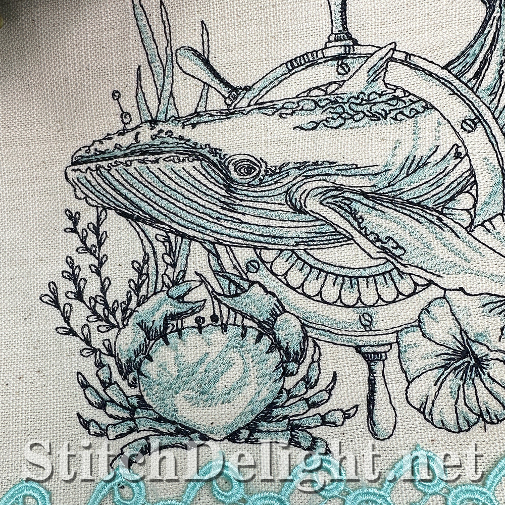 SDS3369 Nautical Charm Whale