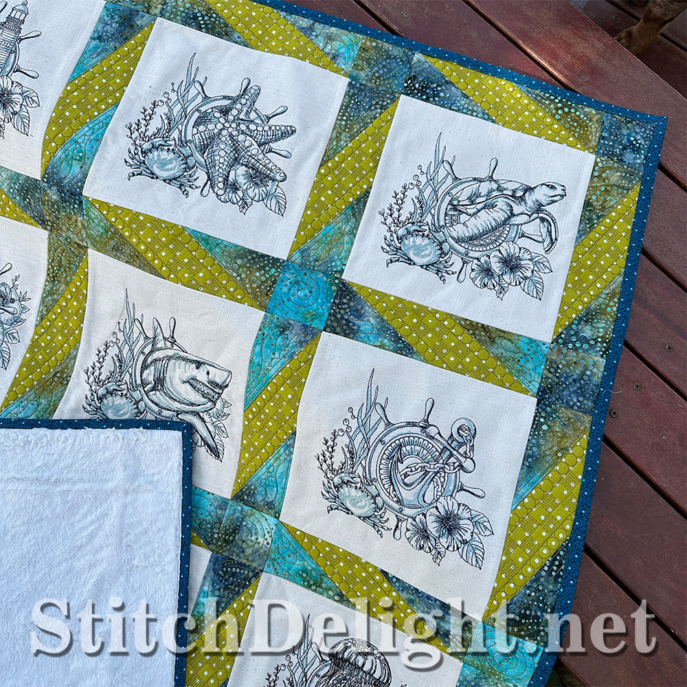 SDS3372 Pieced Star Quilt