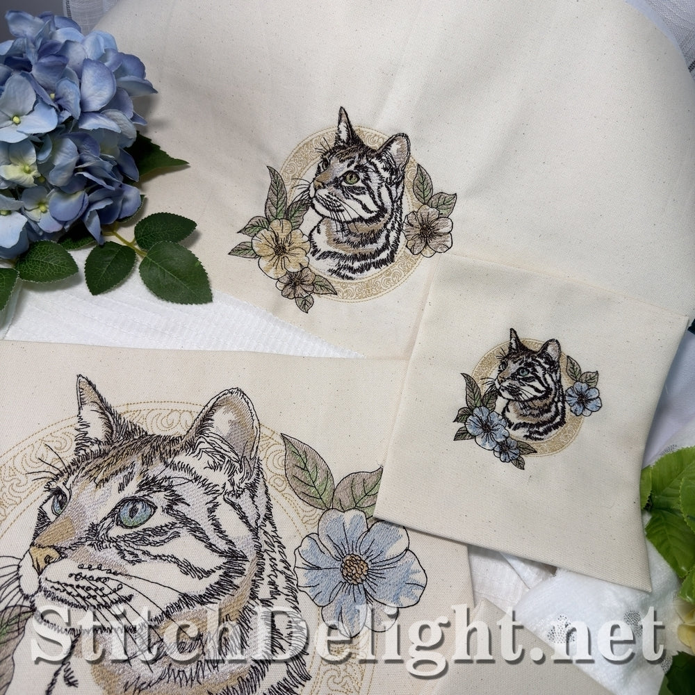 SDS3388 Feline Florals