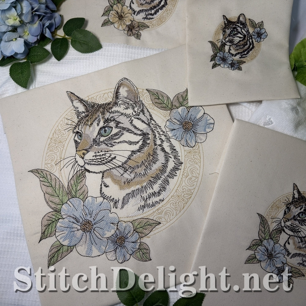 SDS3388 Feline Florals