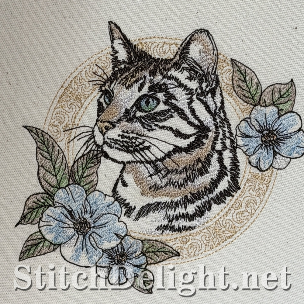 SDS3388 Feline Florals