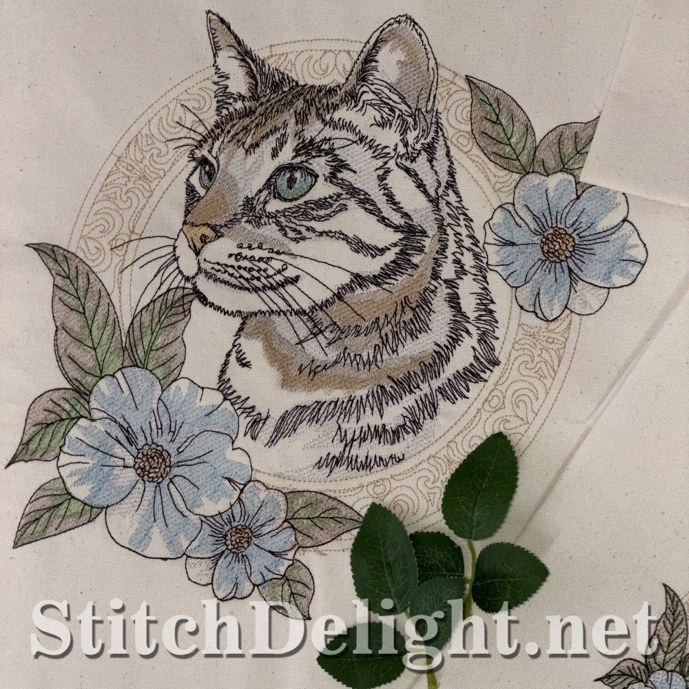 SDS3388 Feline Florals