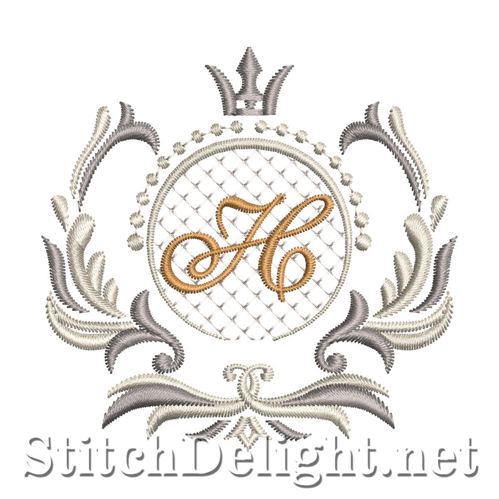 SDS3428 Royal Monogram H