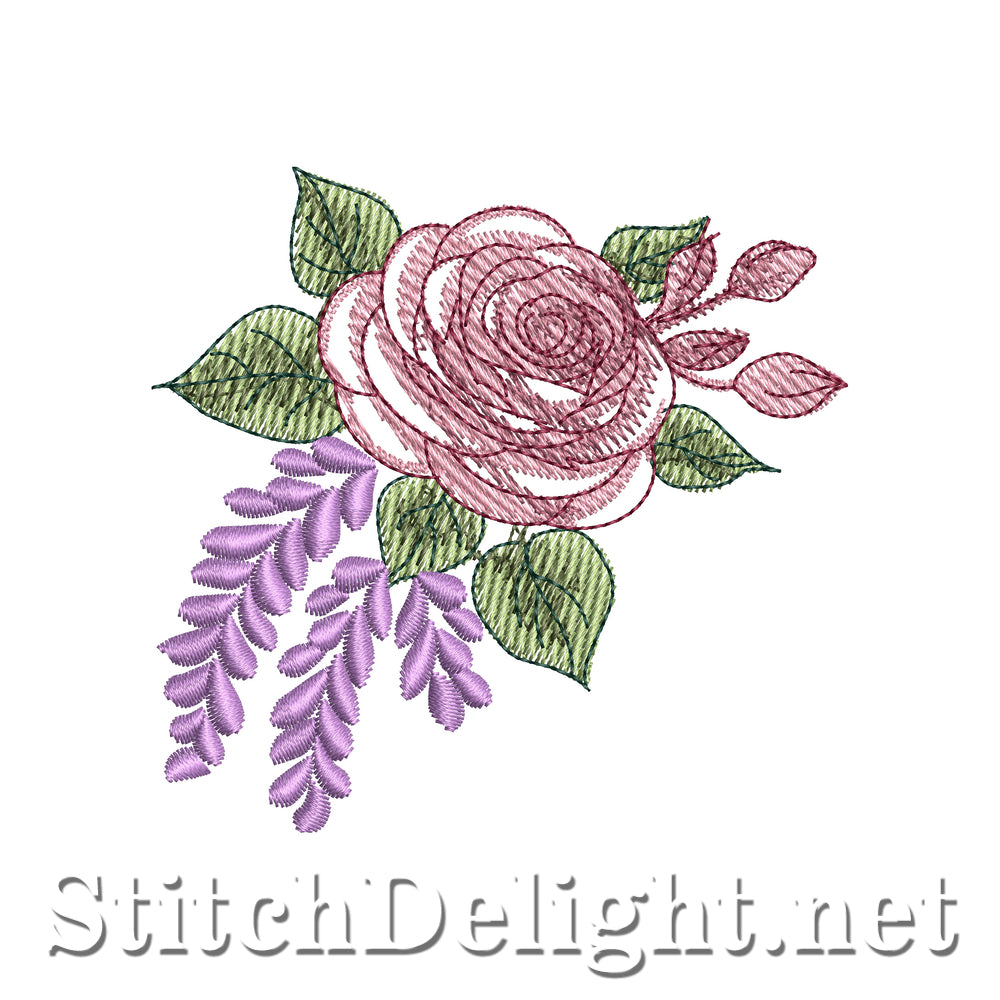 SDS3434 Wisteria Florals