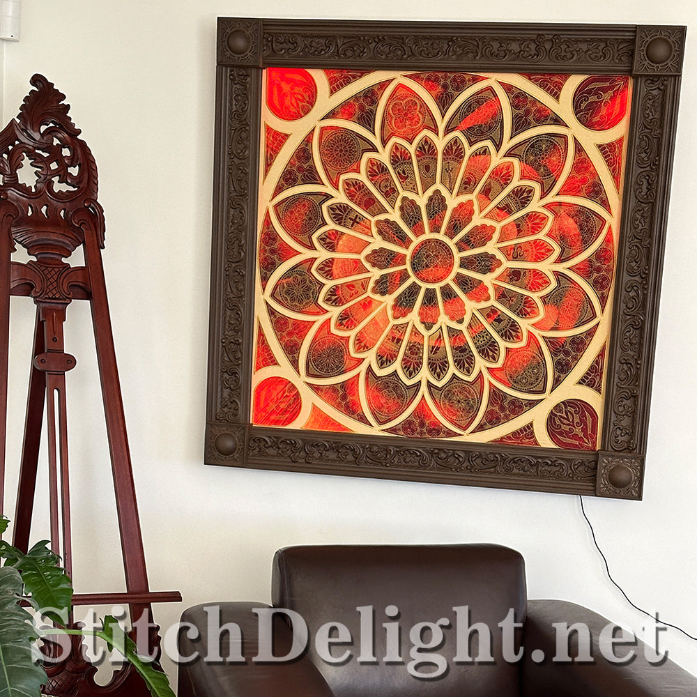 SDS4233 Rose Window Quilt