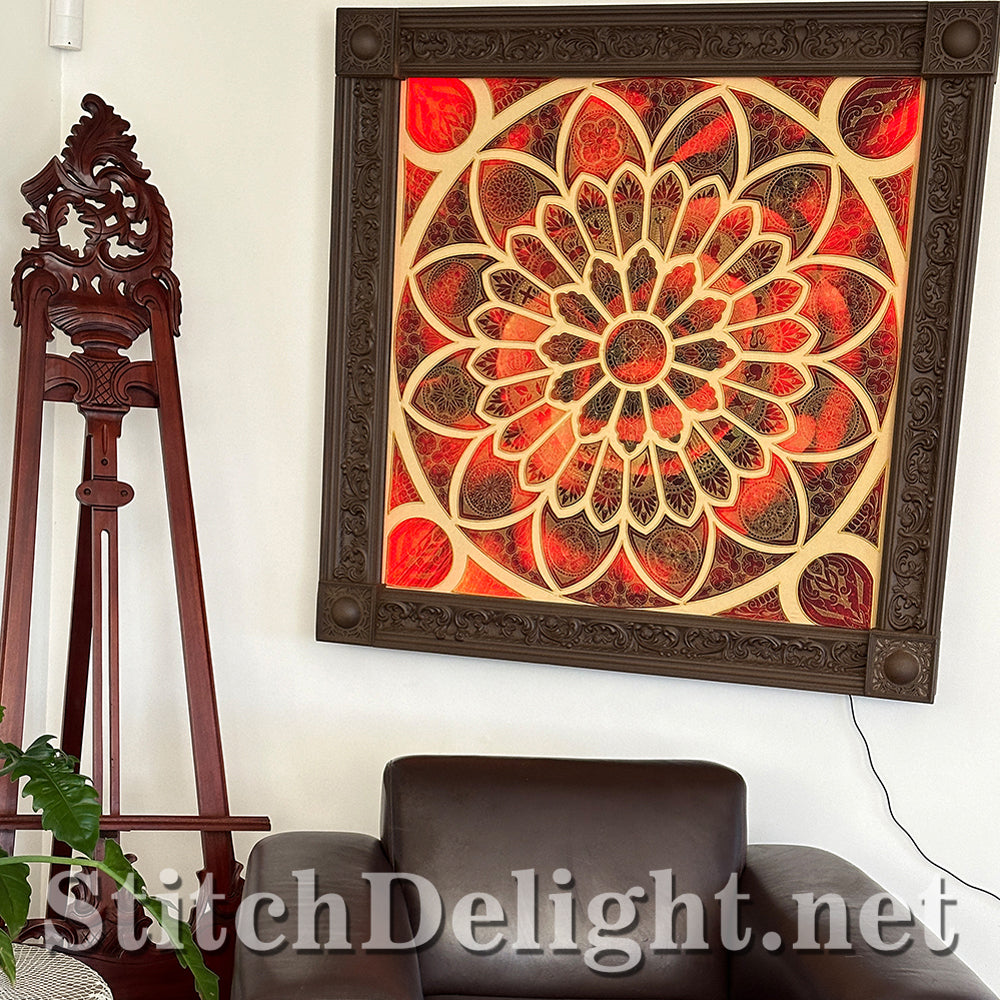 SDS4233 Rose Window Quilt