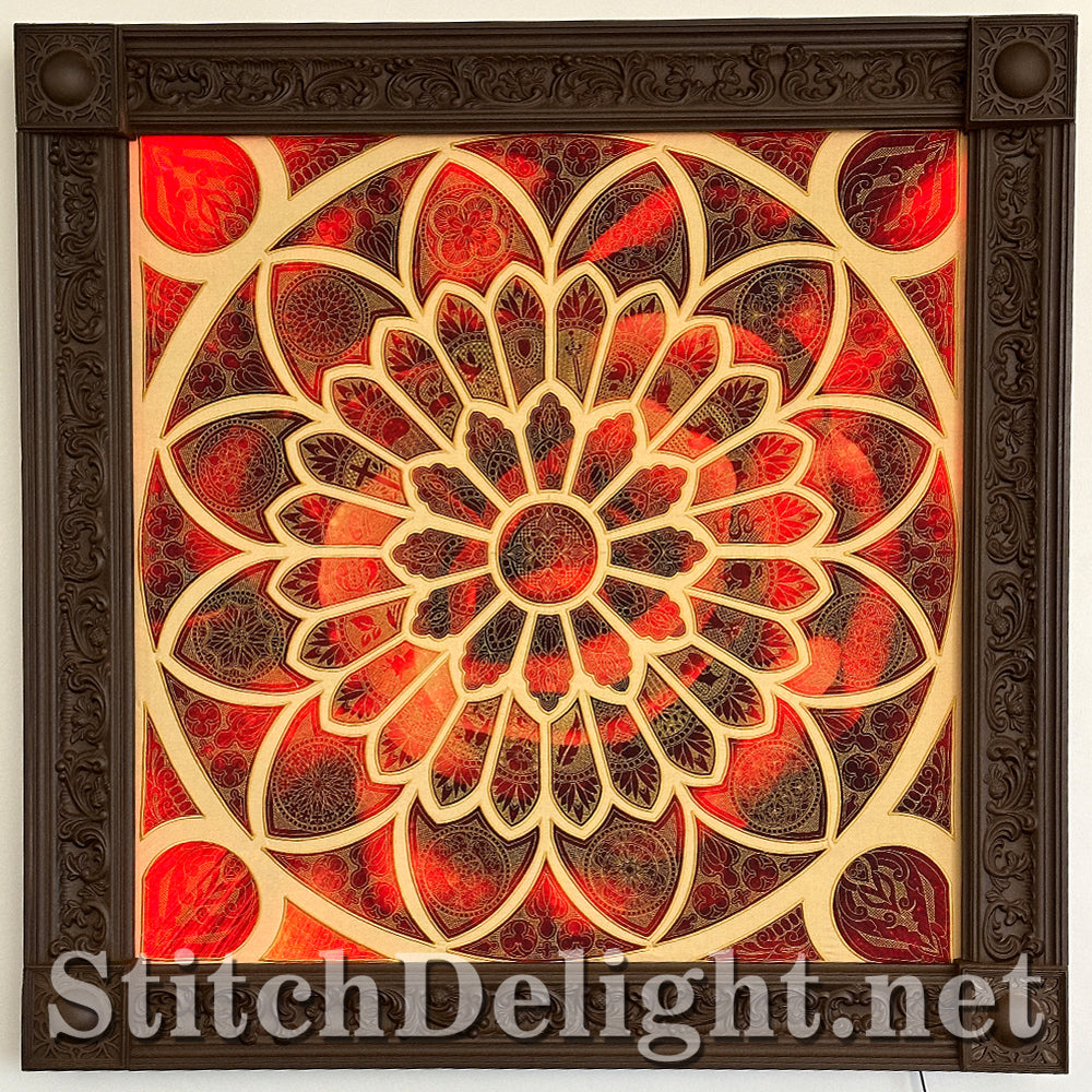 SDS4233 Rose Window Quilt