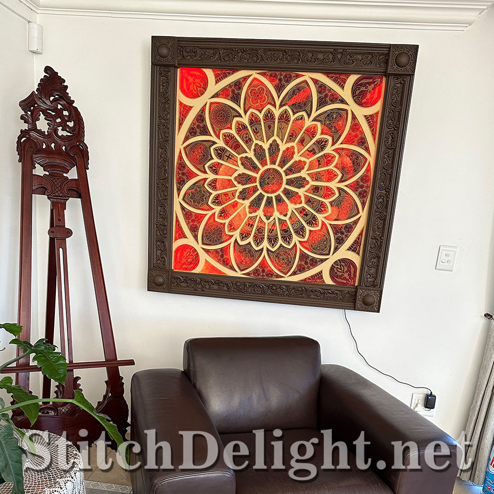 SDS4233 Rose Window Quilt