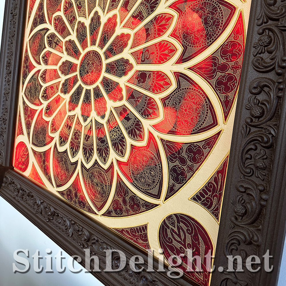 SDS4233 Rose Window Quilt