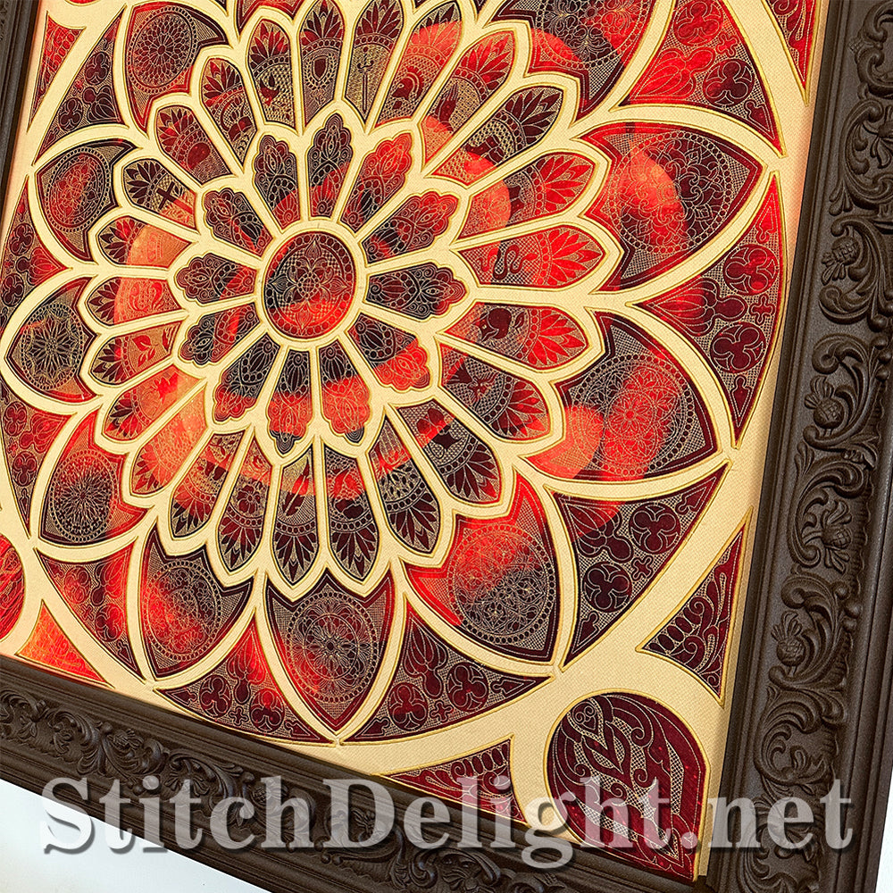 SDS4233 Rose Window Quilt