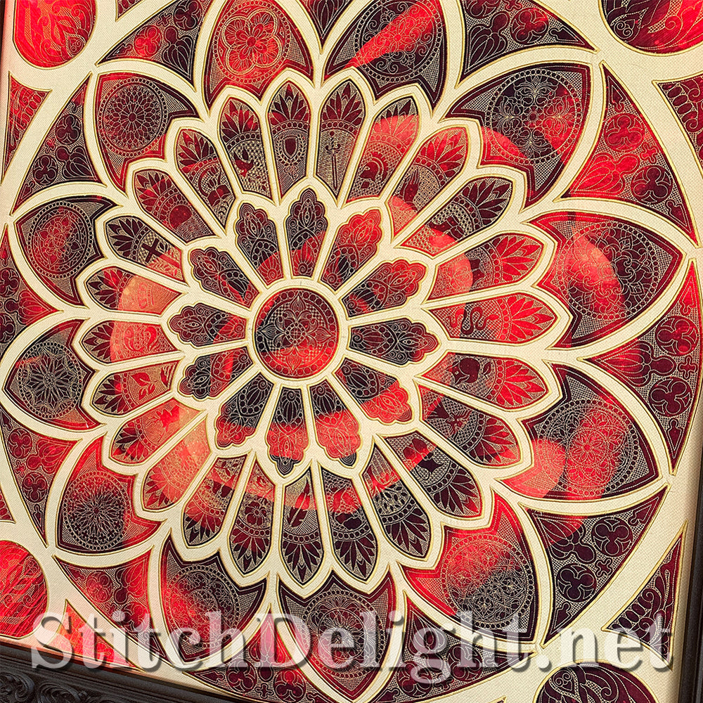 SDS4233 Rose Window Quilt