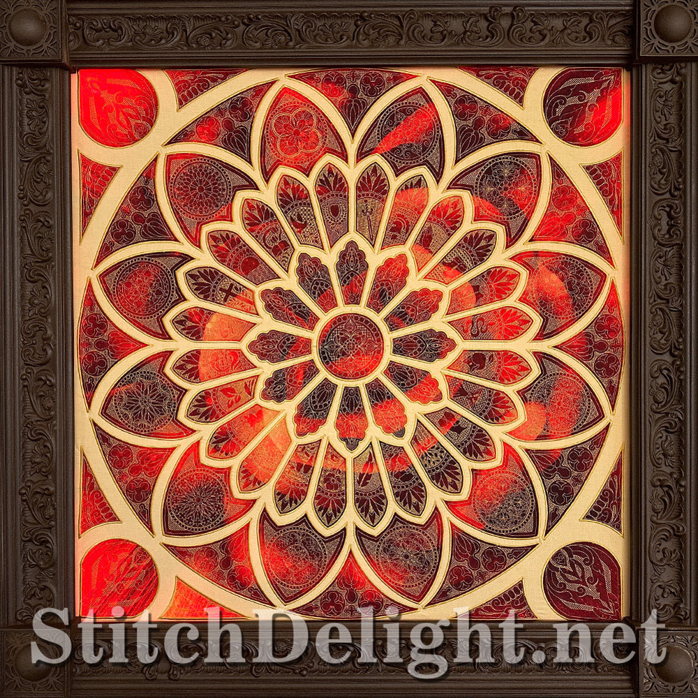 SDS4233 Rose Window Quilt